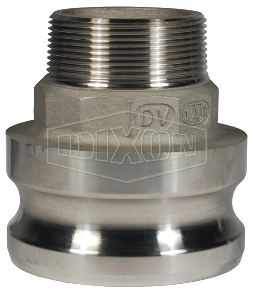 Cam & Groove Reducing Type F Adapter x Male NPT